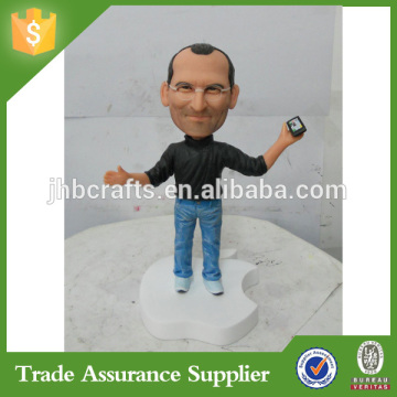 Hand Made Steve Jobs Bobble Head Action Figure