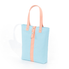 Women Pink Mini Eco Canvas School Tote Bag