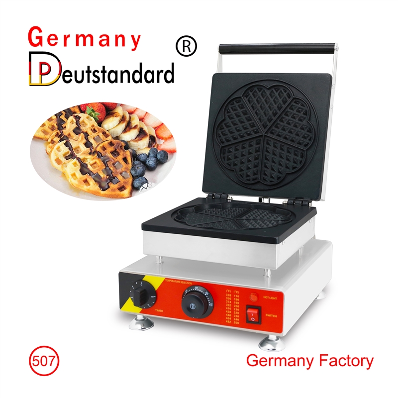 Round Heart-Shaped Waffle Maker Machine Zum Verkauf