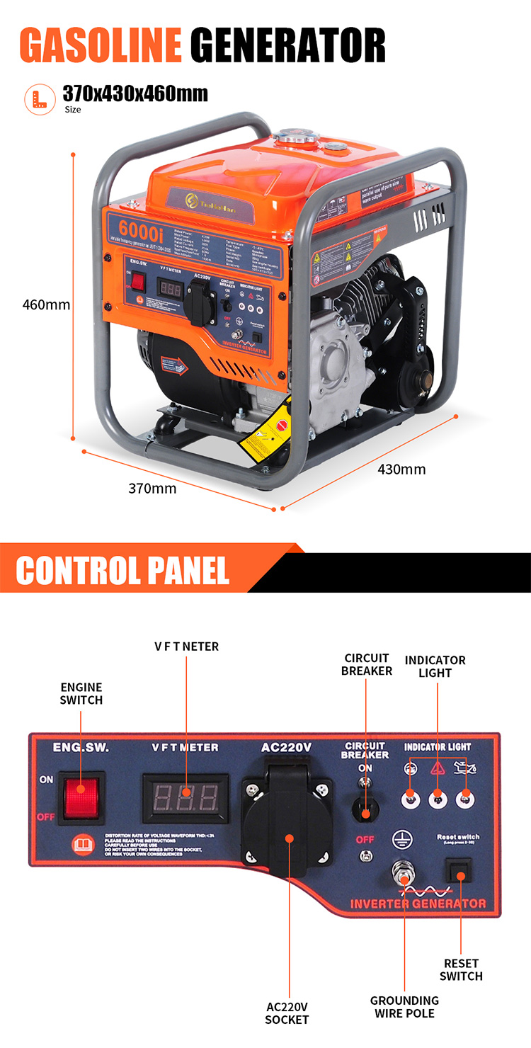 Generadores inversores TKH6000i(3) TKH6000i Inverter Generators(3)