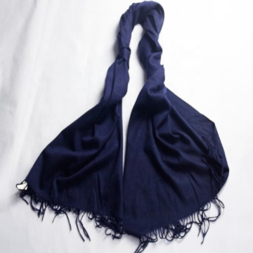 Solid Color Women's Large Shawl Tibetan Blue Cashmere Shawl Factory Direct Sales