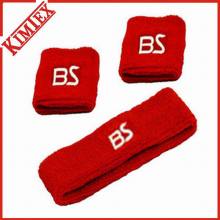 Terry Cotton Sportembroidery Sweatband Set