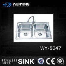 OEM Price Double Bowl One Piece Kitchen Sink