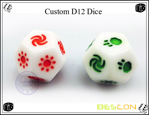 Custom D12 Dice Custom D12 Dice