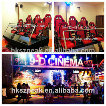 Arcade games the real feeling in the movie 5d theater