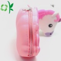 Kızlar için özel Silikon Unicorn Coin Purse Toptan