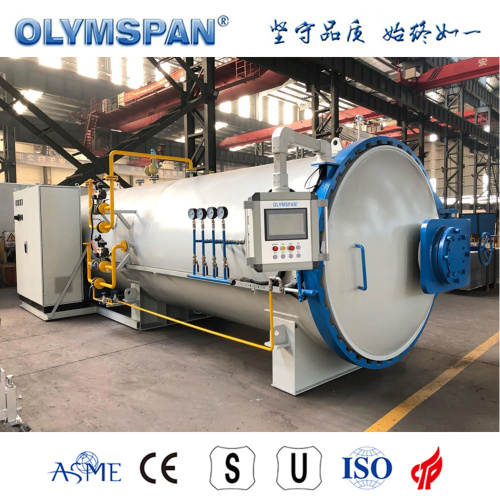 Autoclave di polimerizzazione preimpregnata piccola standard ASME