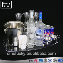 High quality Acrylic Barware Wine Glass Holder Wine Cup Tray