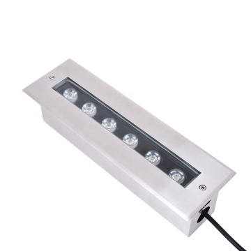 6W aço inoxidável IP68 luzes subterrâneas led