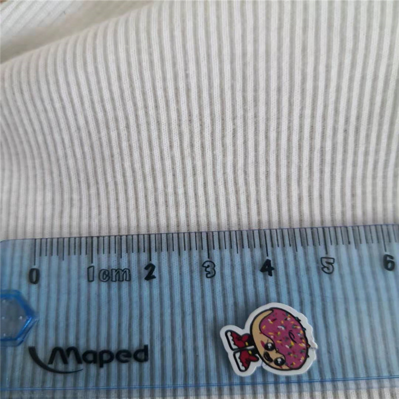 21s 100% organic cotton knit 2x2 rib