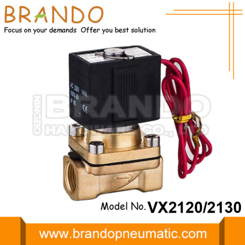 SMC نوع النحاس الملف اللولبي صمام المياه VX2120-10 VX2120-08