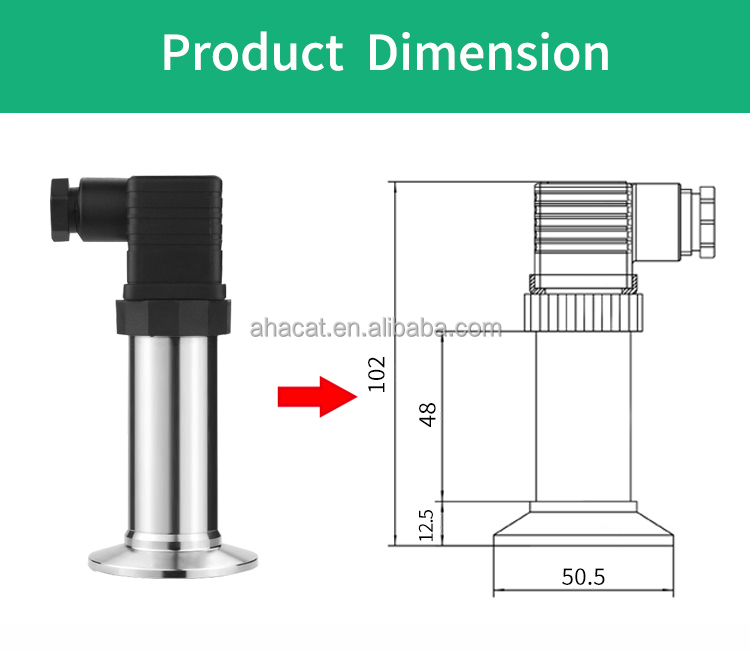 Hygienic Flush Diaphragm Pressure Transmitter For Sanitary Industries ...