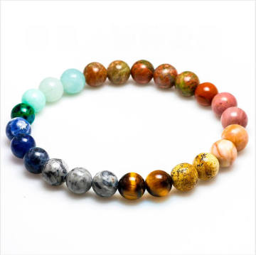 Chakra Bracelets: Solar System-Inspired Anxiety Relief, Gemstone Jewelry for Women and Men, Perfect for Friendship and Distance Relationships