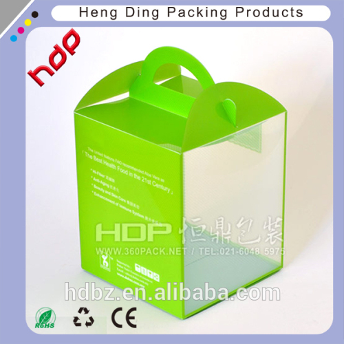 transparent boxes pvc shoe packing