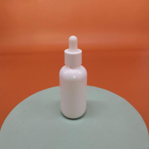 Sprayed Boston Round Bottle with Dropper