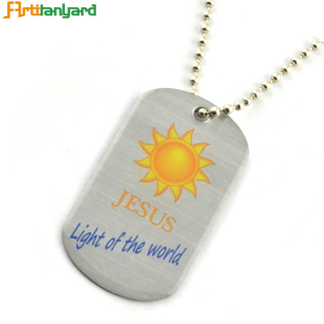 Dog Tags Customized With Silver Color