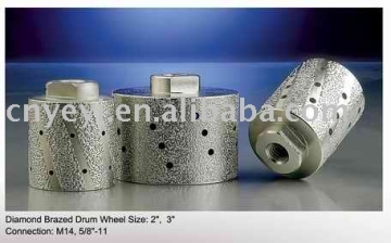 Diamond Brazed Drum Wheel