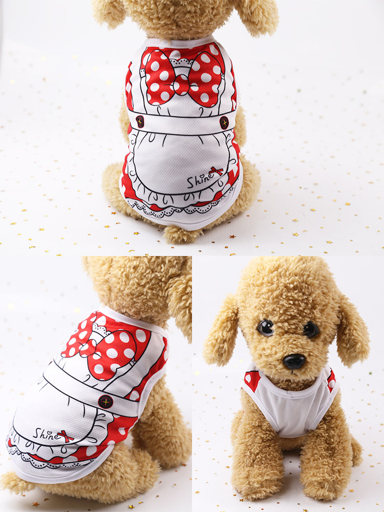 Hot Sale Pet Simulation Sling Vest Mesh Pet Spring Summer Harness Vest Teddy Bichon Pomeranian Dog Clothes Wholesale