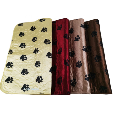 Polyester Bề mặt có thể giặt được Đào tạo Pet Underpad