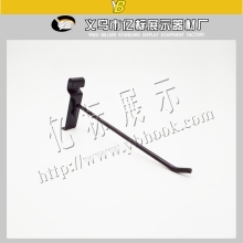 supermarket hook on mdf round display / rotating hook display