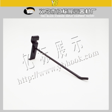 supermarket hook on mdf round display / rotating hook display