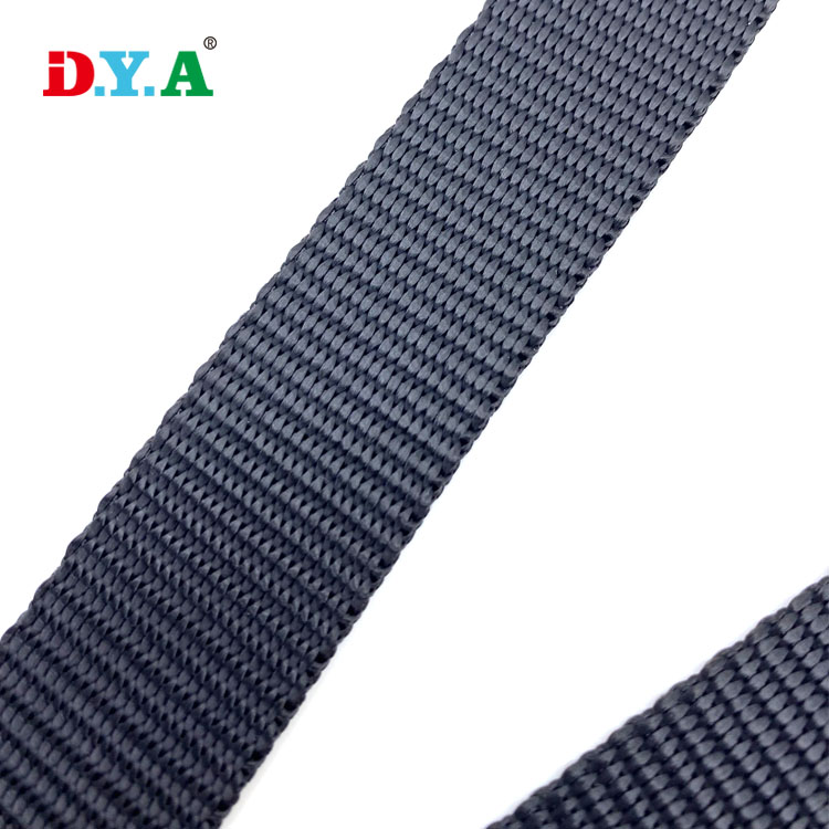 Factory Wholesale webbing strap heavy nylon webbing 25mm black nylon webbing custom