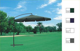 Solar Patio Metal Cantilever Commercial Outdoor Umbrellas H