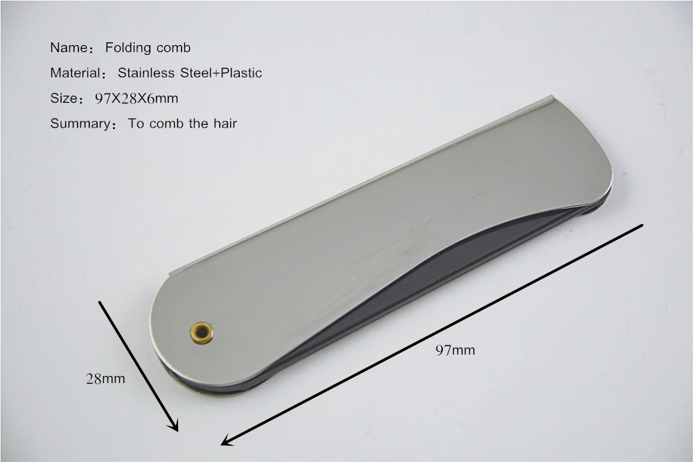 Peine de bolsillo plegable Folding Pocket Comb