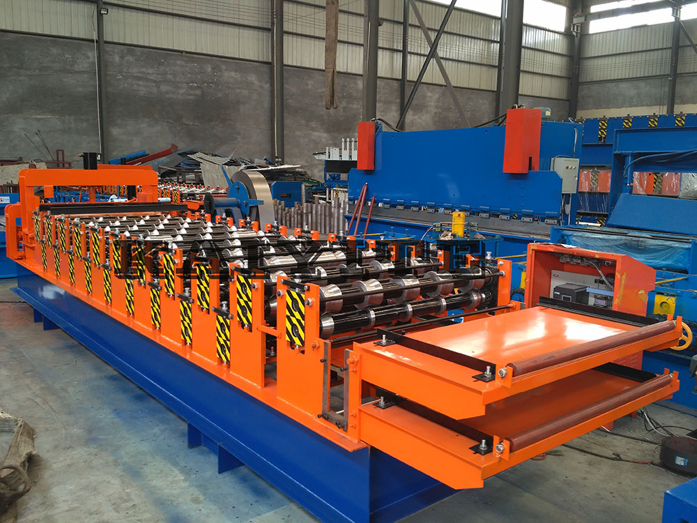 double roofing sheet roll forming machine