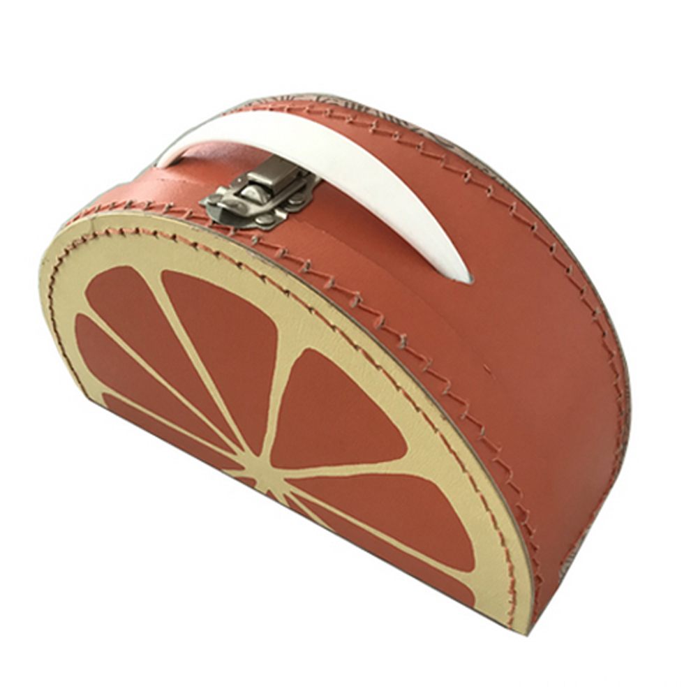 Unique Printing Semi-circle Suitcase Box