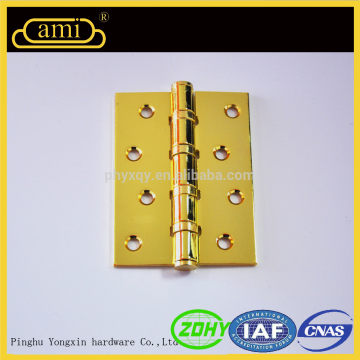 Bright Brass finished window hinge for screw to wooden frame