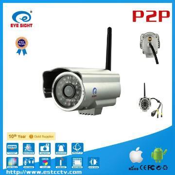 Bullet IR Camera, Outdoor P2P Waterproof UPNP Wireless IP Camera