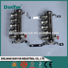 Floor heating manifold