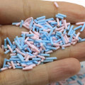 Lovely Pink Blue Candy Soft Polymer Clay Craft Accessori per gioielli fai da te Accessori per riempimento di melma