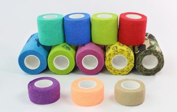 Self Adhesive Colorful Cohesive Pet Bandage