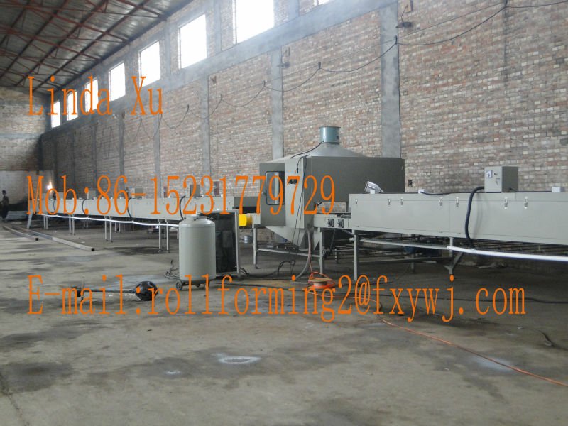 LINDA XU Colorful stone-coated metal roof tile making machine