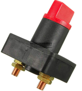 Dual battery main disconnect rotary isolator switch
