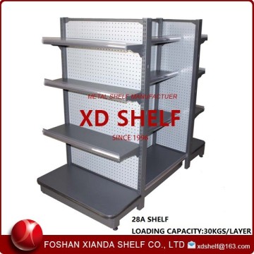 Hypermarket light duty steel shelves