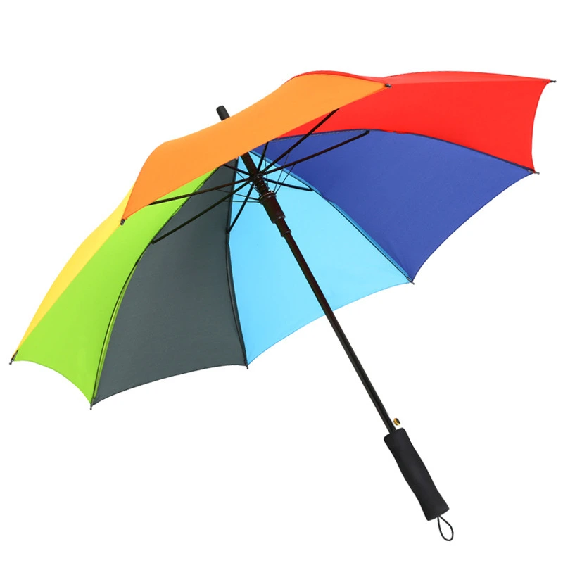 High Quality Auto Open Rubber Coating Handle Promotion Golf Size Umbrella in 30 Inch