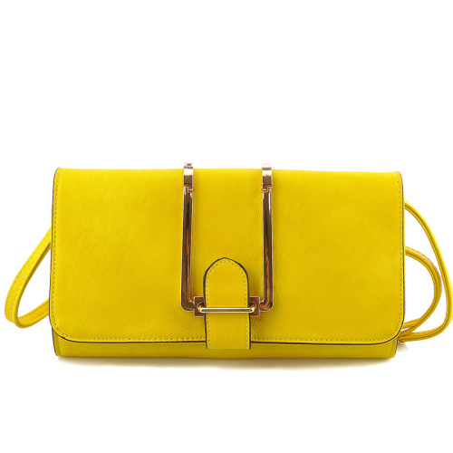 Full functioning yellow PU shopping handbag online