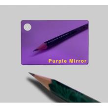 Strato di plexiglass acrilico a specchio viola 1830*1220*1.5mm