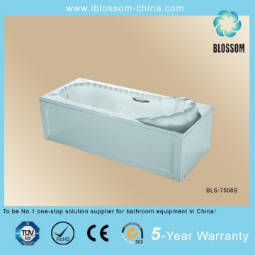 simple acrylic rectangle small bathtub sizes