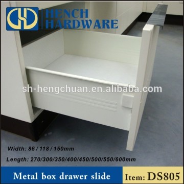 Drawer guides metal box drawer slide rail