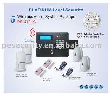 CE-certificate Wireless GSM Surveillance Alarm System