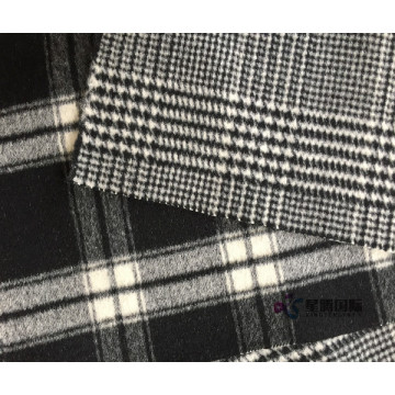 Fashion Houndstooth Pattern Pure Wool Material