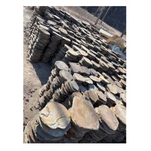 Large Rusty Slate Stepping Stone for Irregular Shaped Outdoor Patio Floors