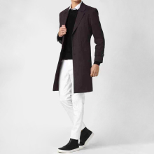 New Fashion Custom winter men's coats wool mens down coats formal long coat for men