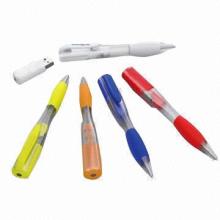 Plastic USB Ballpen Flash Drive with 2 Years Warranty