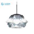 LEDER hanglampen van druppelglas