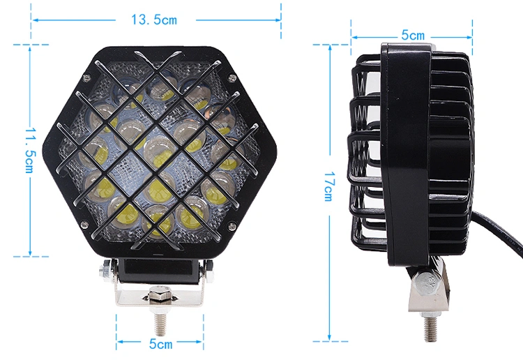 12V/24V 48W Hot-Sale Car Truck Offroad LED Work Light Truck 4X4 Offroad Auto Car Motorcycle